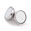 Anti-Tarnish Rhodium Plated 925 Sterling Silver Magnetic Clasps STER-A001-02A-P-3