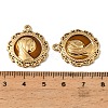304 Stainless Steel Enamel Pendants STAS-I371-22G-03-3