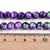 Baking Paint Glass Beads Strands DGLA-N003-8mm-A07-4