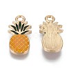Alloy Enamel Pendants X-ENAM-T009-50A-RS-2