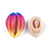 Printed Cowrie Shell Beads SSHEL-T007-14D-2