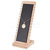 Bamboo Wood Jewelry Collection Necklace Display Stand ODIS-WH0005-06A-1