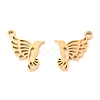 304 Stainless Steel Pendants STAS-O142-37G-2