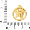 Twelve Constellations Alloy Pendants PALLOY-Q006-01G-G-3