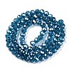 Electroplate Glass Beads Strands EGLA-A044-T6mm-A27-3