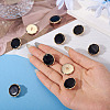 10Pcs Alloy Resin Shank Buttons BUTT-TA0001-36A-6