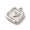 Non-Tarnish 304 Stainless Steel Charms STAS-L022-273P-2