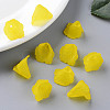 Transparent Acrylic Bead Caps X-PL551-C09-8