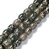 Tibetan Style dZi Beads Strands TDZI-E005-01I-1