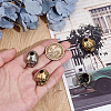 4Pcs 2 Colors Brass Beads KK-NB0003-97-3