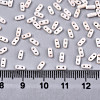 FGB 2-Hole Glass Seed Beads X-SEED-S031-S-SQ1204R-2