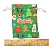 12Pcs 6 Styles Christmas Theme Cloth Printed Storage Bags ABAG-FS0001-09-5