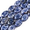 Natural Blue Spot Jasper Beads Strands G-M206-40-4