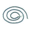 Electroplate Glass Beads Strands EGLA-K014-A-FP06-3