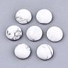 Natural Howlite Cabochons G-N326-59I-2