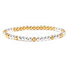 Brass Beads Stretch Bracelets for Women CW0227-10-1