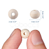 Natural Unfinished Wood Beads WOOD-S651-8mm-LF-2