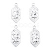 Non-Tarnish 201 Stainless Steel Pendants STAS-N098-254P-2
