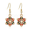 Snowflake Alloy Dangle Earrings FS-WGD9918-11-1