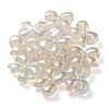 UV Plating Luminous Transparent Acrylic Beads OACR-P010-07E-3