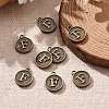 Alloy Pendant Cabochon Settings PALLOY-N156-01F-AB-5