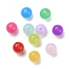 Imitation Jade Acrylic Beads X-SACR-S188-10mm-M-4