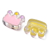 10Pcs 5 Colors Transparent Acrylic Beads ACRC-YW0001-01-2