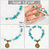 160Pcs 2 Colors Tibetan Style Alloy Tube Bails TIBE-SP0001-10-6