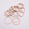 Unfinished Wood Linking Rings WOOD-WH0099-12F-1