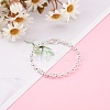 Women's 304 Stainless Steel Rolo Chain Bracelets BJEW-JB05996-01-5