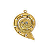 304 Stainless Steel Rhinestone Pendants STAS-OY009-93G-3