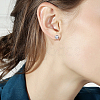 30Pcs 15 Style Cubic Zirconia Lip Rings EJEW-AN0003-65-4