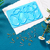 1Pc Irregular Geometric Pendant Silicone Mold DIY-TA0005-88-5