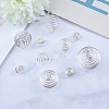 40Pcs 4 Sizes Iron Wire Pendants IFIN-CJ0001-40S-7