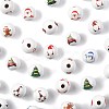 60Pcs 10 Styles Painted Natural Wood Round Beads WOOD-FS0002-46-3
