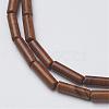 Natural Wood Lace Stone Wooden Jasper Beads Strands G-G968-F10-3
