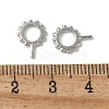 Brass Micro Pave Cubic Zirconia Peg Bails KK-D324-24P-3