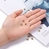 Brass Grade A Rhinestone Spacer Beads RSB036NF-04G-5