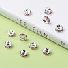 Brass Grade A Rhinestone Spacer Beads RB-A014-Z6mm-27S-6