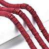 Flat Round Handmade Polymer Clay Beads CLAY-R067-10mm-29-5