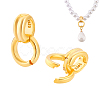 2Pcs 925 Sterling Silver Twister Clasps FIND-PH0026-17B-G-1