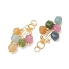 Natural Multicolor Tourmaline Pendants X-PALLOY-JF05436-2