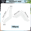 PP L-shaped Triangle Corner Protector FIND-WH0152-324B-2