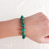 Natural Turquoise Oval Beaded Bracelets for Women FS-WG33916-02-2