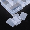 Plastic Clear Beads Display Storage Case Box X-C006Y-3