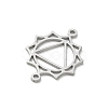 Chakra 304 Stainless Steel Connector Charms SA-CBA28C1-01E-P-2