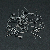 Tarnish Resistant 304 Stainless Steel Earring Hooks STAS-G140-73P-2