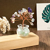 1Pc Natural Fluorite Chips Tree Decorations DJEW-TA0001-15F-5