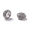 Alloy Rhinestone European Beads CPDL-H998-18-1