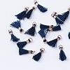 Polycotton(Polyester Cotton) Tassel Pendant Decorations OCOR-S102-08-1